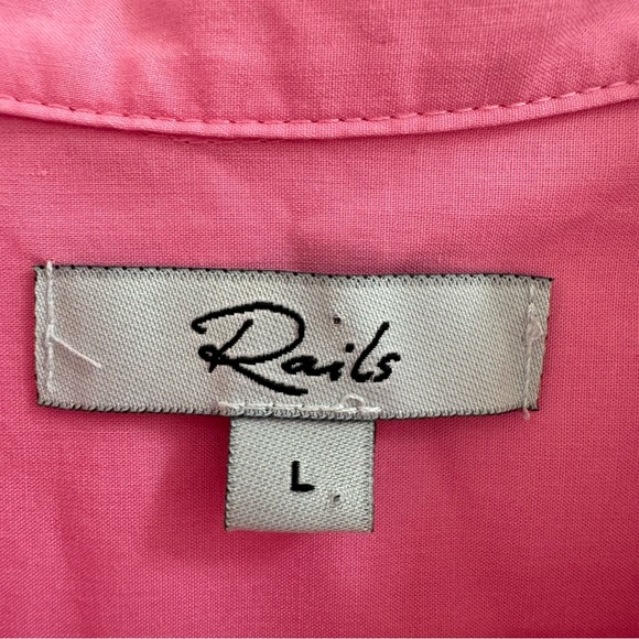 Rails Pink Button-Up Shirt - Picture 5 of 7